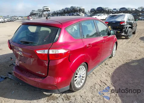2014 Ford C-Max Hybrid Se из США, поврежденный, VIN 1FADP5AU1EL502801
